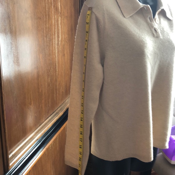 Talbots 100% Cashmere Polo Sweater - Picture 4 of 16